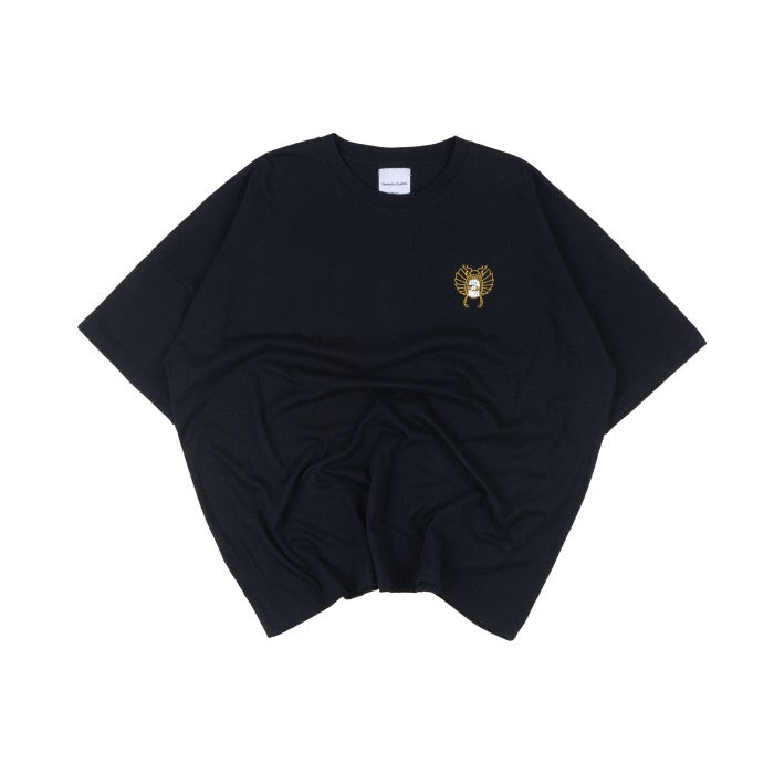 Black Scarab Wide Oversized T-Shirt
