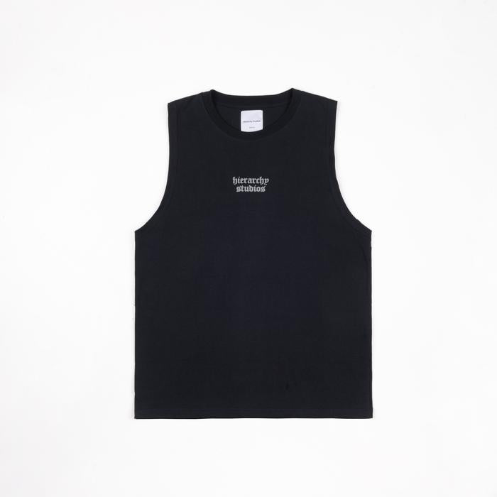 Black Basic Wide Oversized Sleeveless