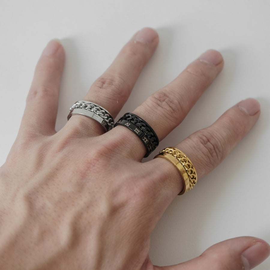 Roman Chain Ring