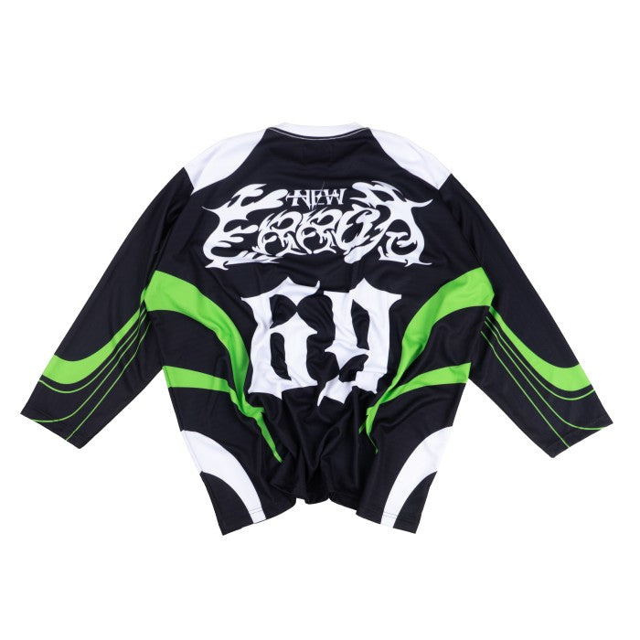 Black Resurgence Oversize Hockey Jersey