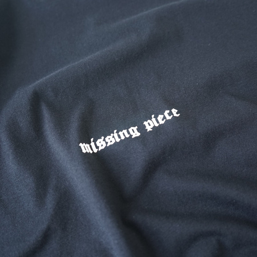 Decayed Missing Piece Black Oversized T-Shirt
