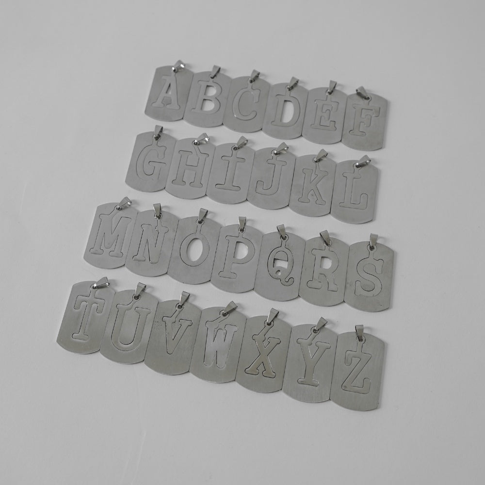 Initial Tag Necklace