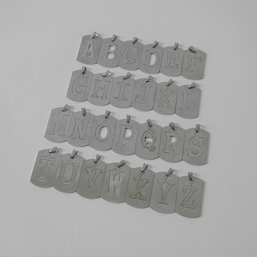 Initial Tag Necklace