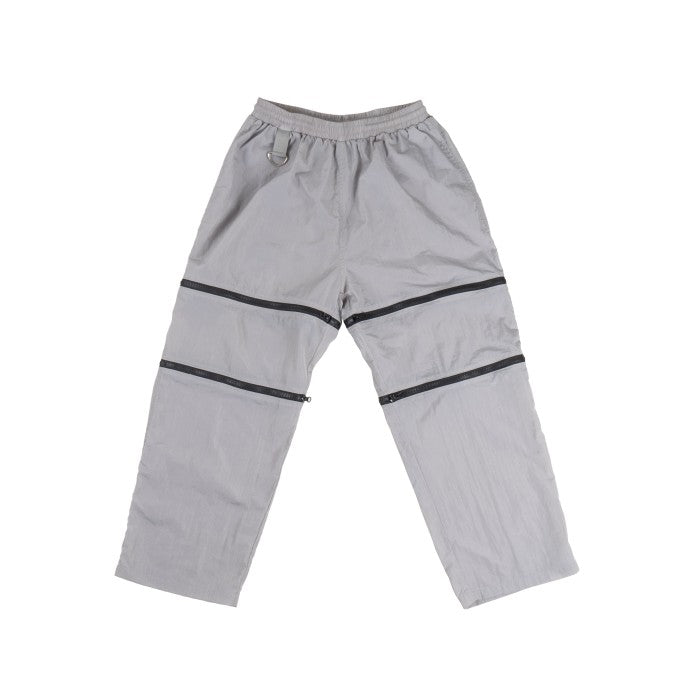 Grey Zipper Long Pants