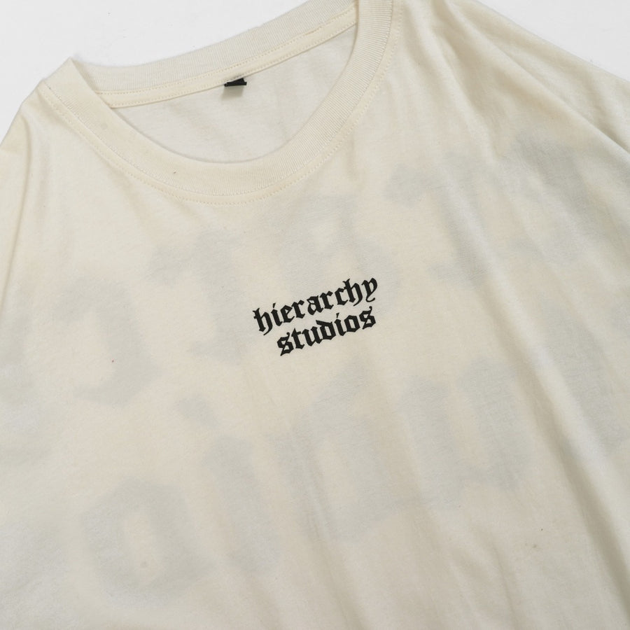 White Wide Logo Oversized T-shirt