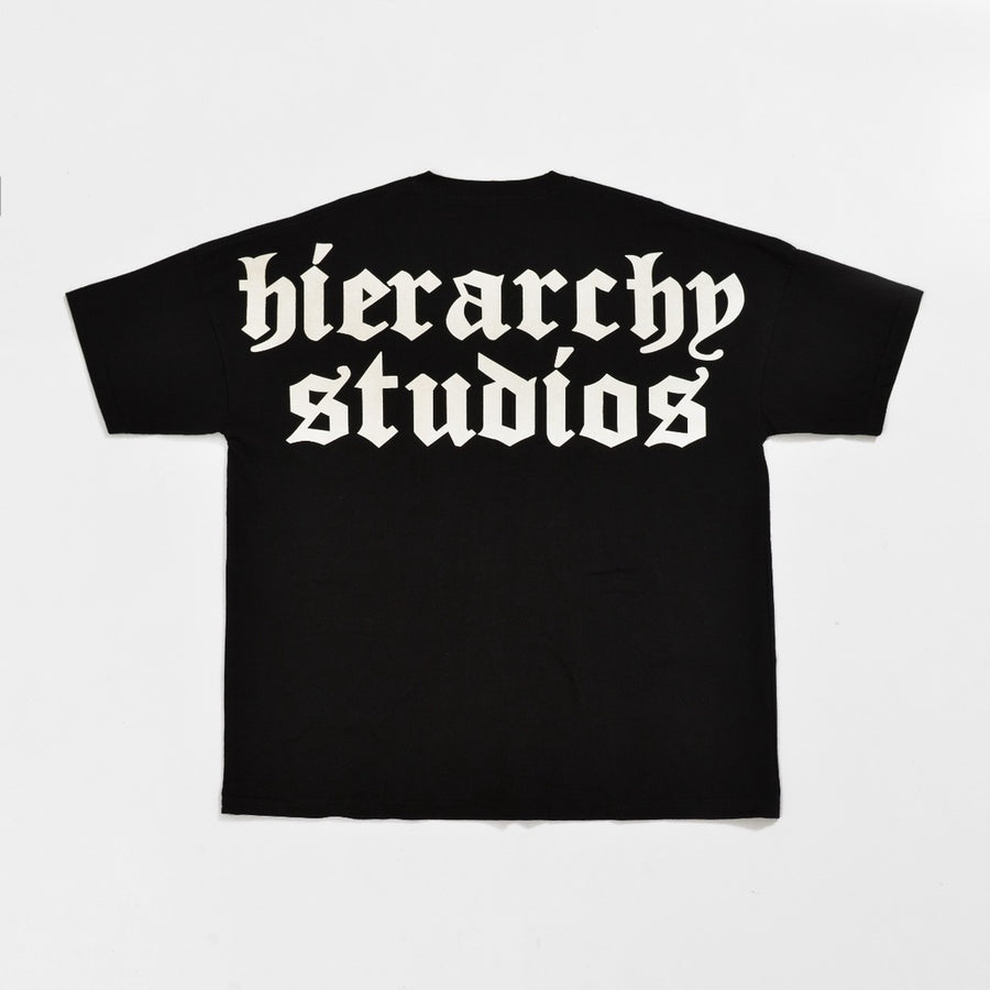 Black Wide Logo Oversized T-shirt