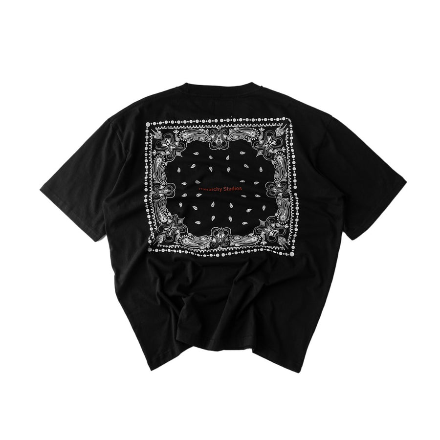 Neo Paisley Oversized T-shirt Black