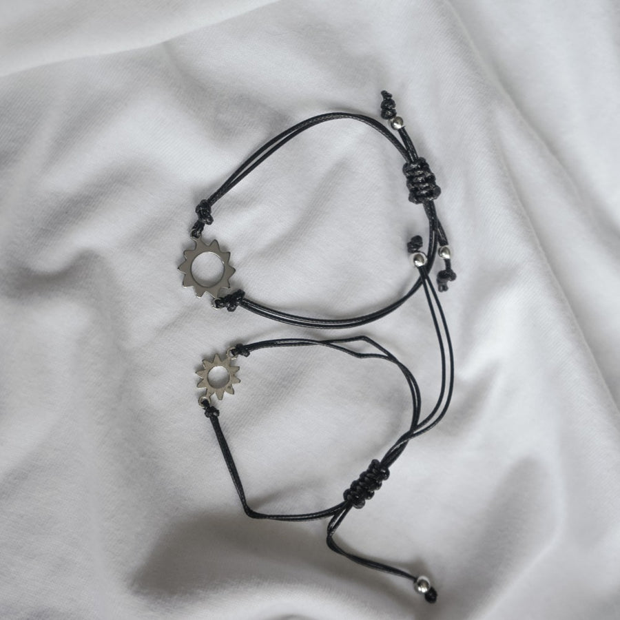 Sun Moon Star Rope Bracelet