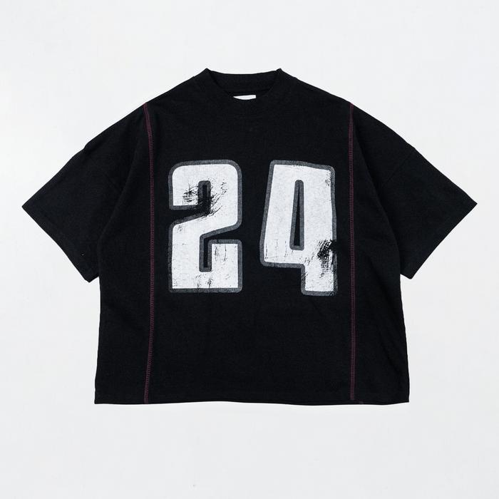 Black Triumph Heavyweight Boxy Wide Oversized T-Shirt