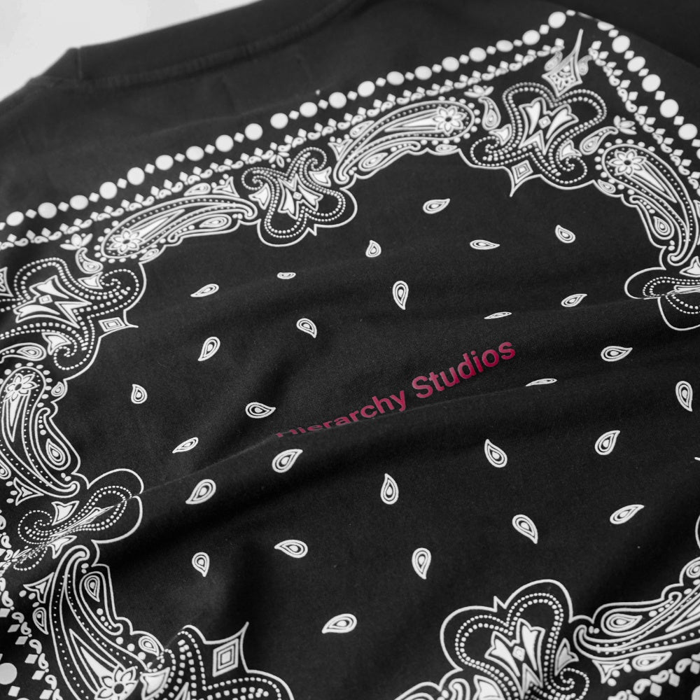 Neo Paisley Oversized T-shirt Black