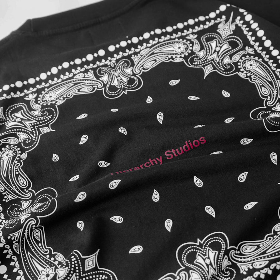 Neo Paisley Oversized T-shirt Black