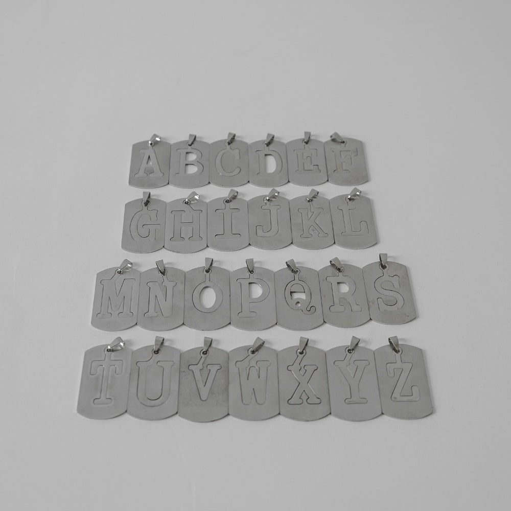 Initial Tag Necklace
