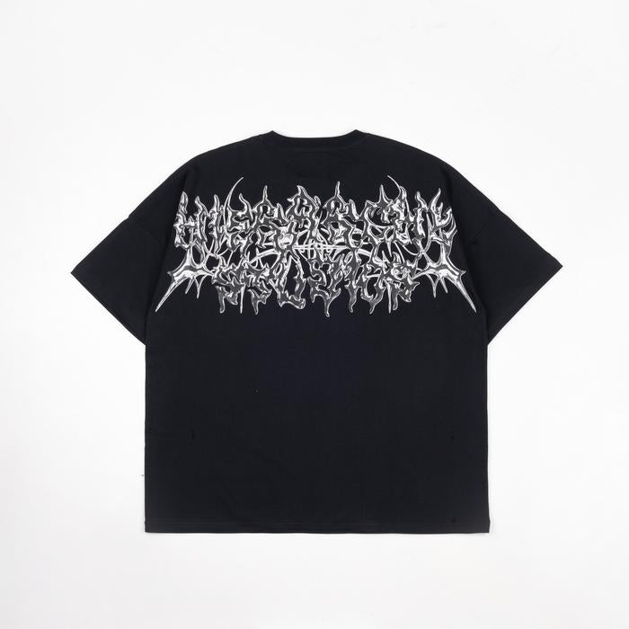 Black Hysteria Wide Oversized T-Shirt
