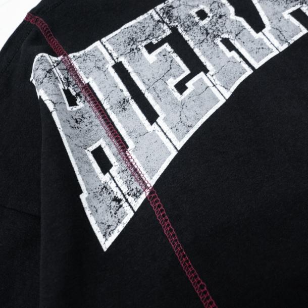 Black Triumph Heavyweight Boxy Wide Oversized T-Shirt