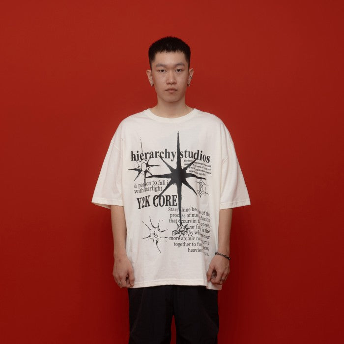 White Starcore Oversized T-Shirt