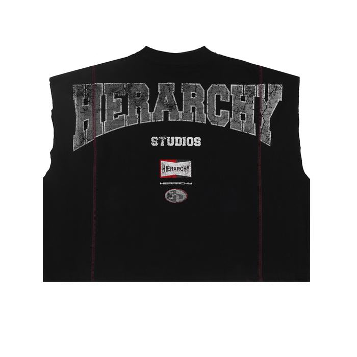 Black Triumph Oversized Sleeveless