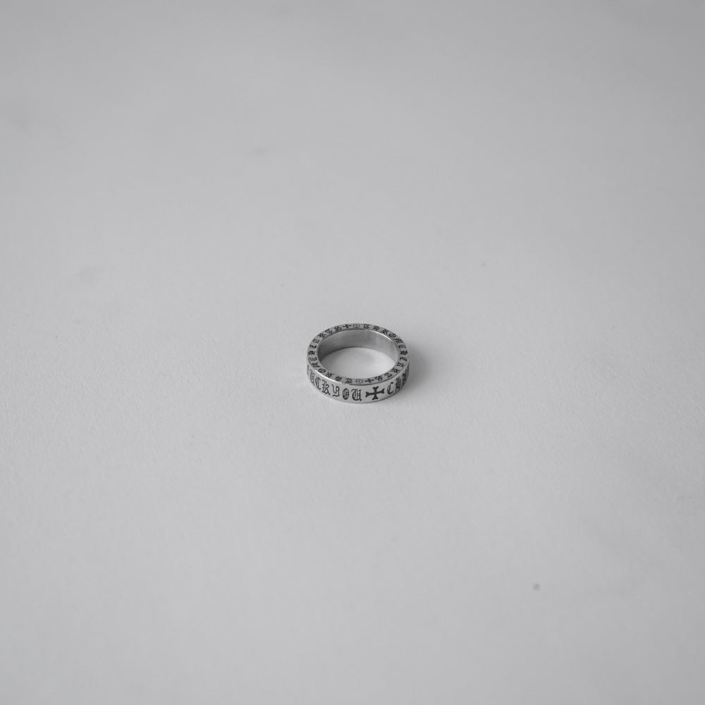 Script Cross Ring