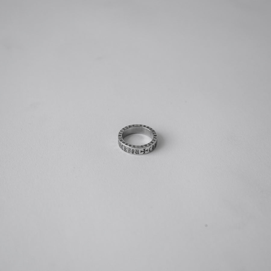 Script Cross Ring