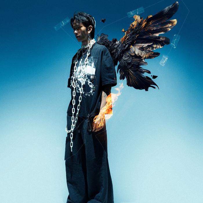 Washed Black Unchained Boxy Oversized T-Shirt