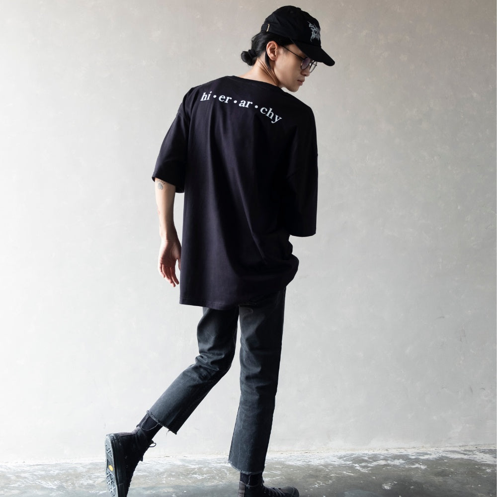 Child Oversized Tee Black