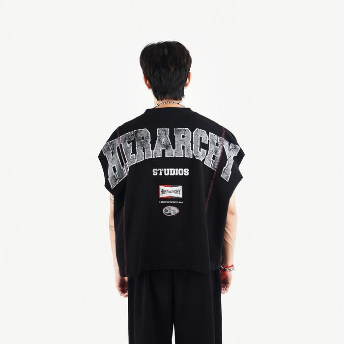 Black Triumph Oversized Sleeveless