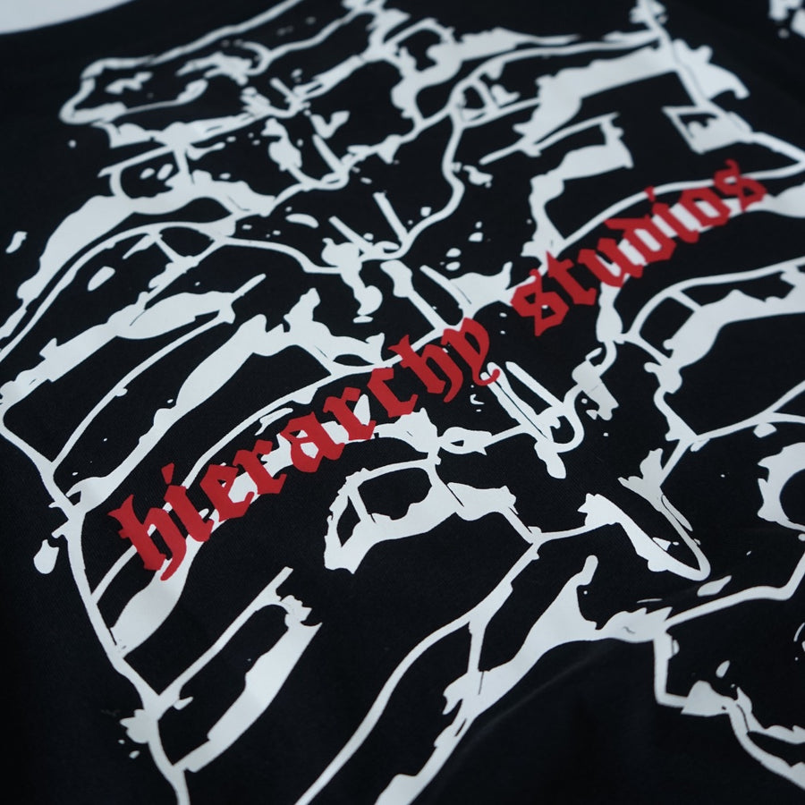 Decayed Missing Piece Black Oversized T-Shirt