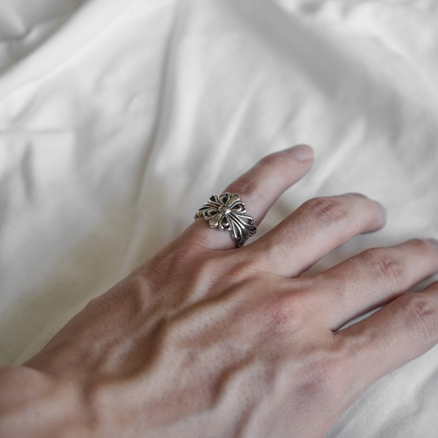 Flower Cross Ring