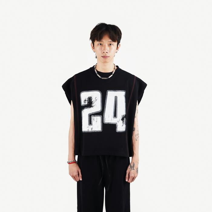 Black Triumph Oversized Sleeveless