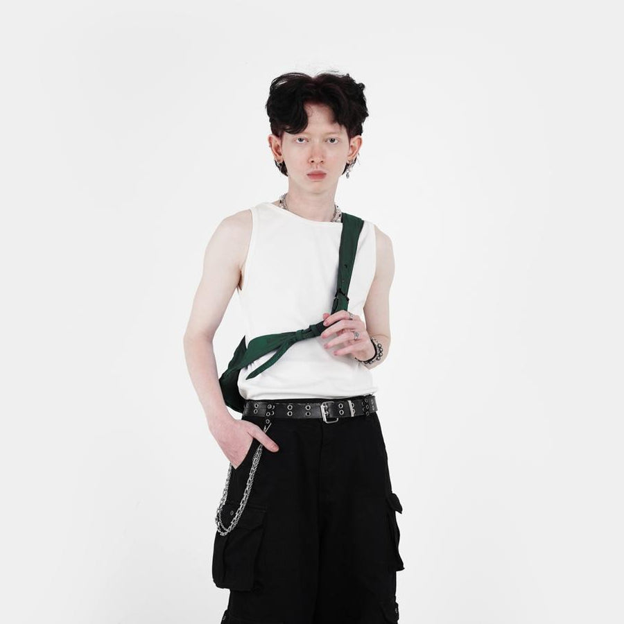 Green Moon Nylon Bag