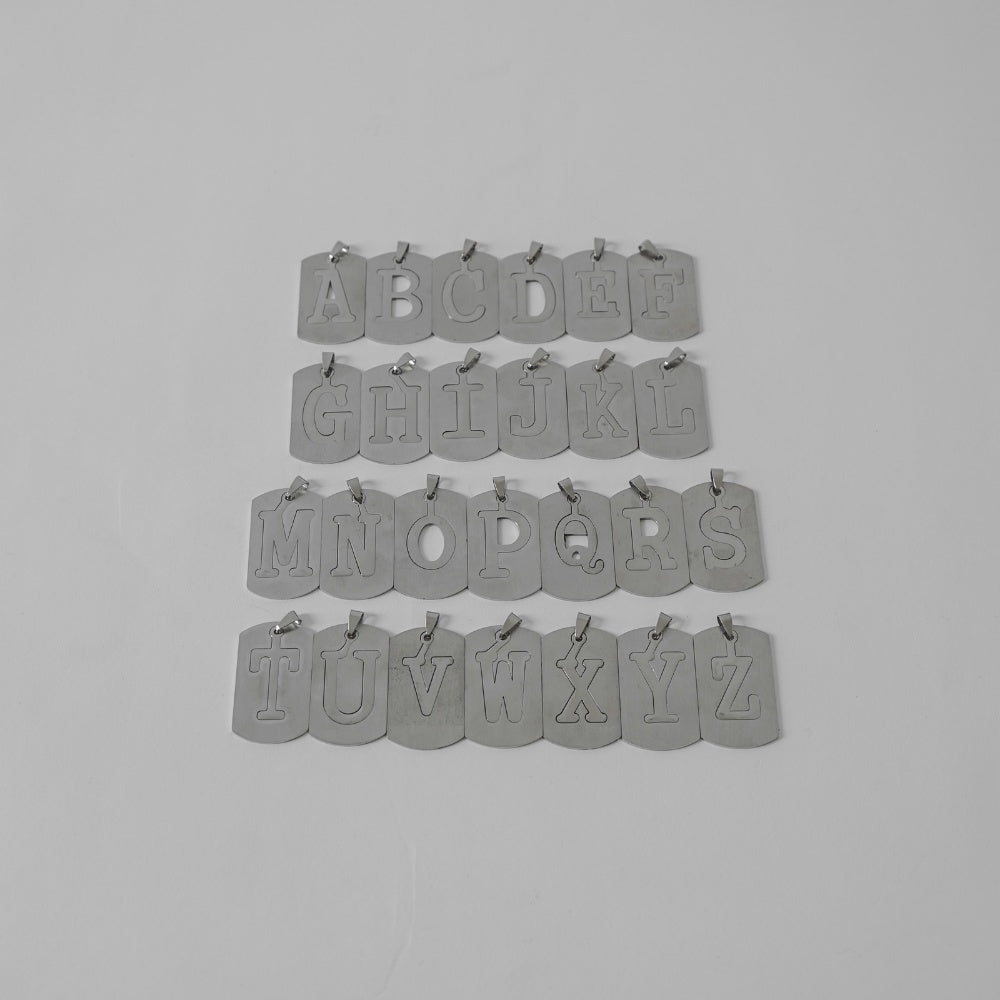 Initial Tag Necklace