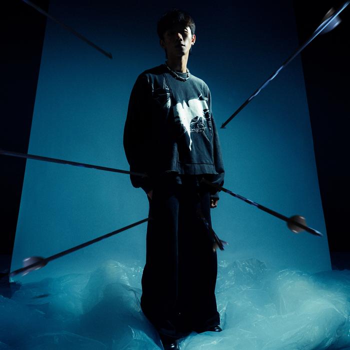 Washed Black Unchained Boxy Oversized Crewneck