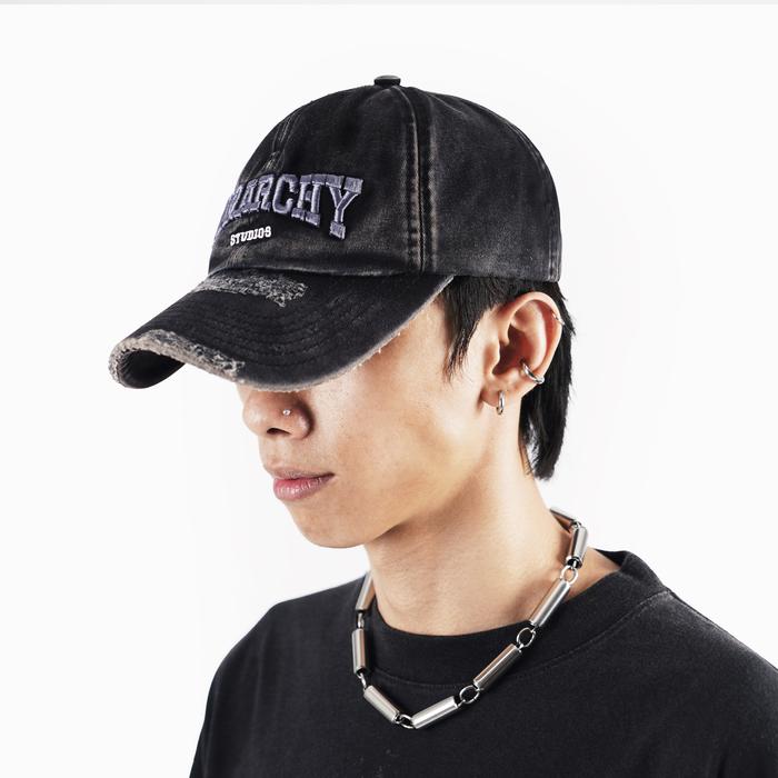 Washed Black Triumph Baseball Cap