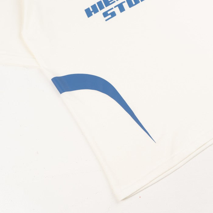 White Crooked Line Oversized T-Shirt