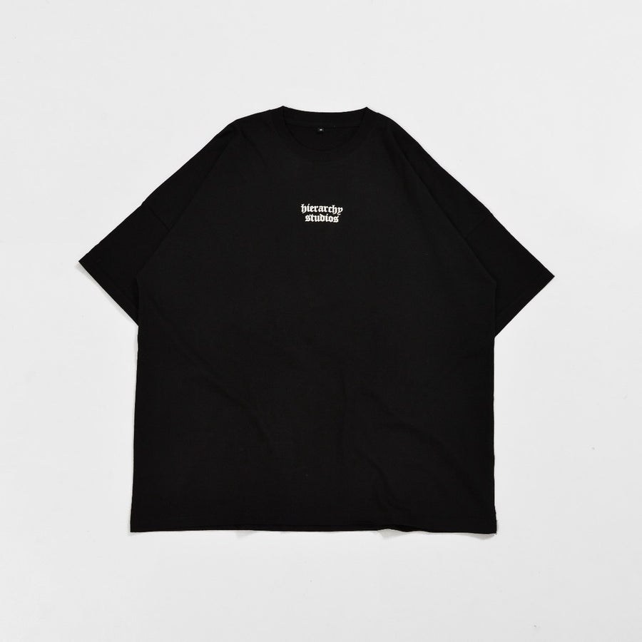 Black Wide Logo Oversized T-shirt