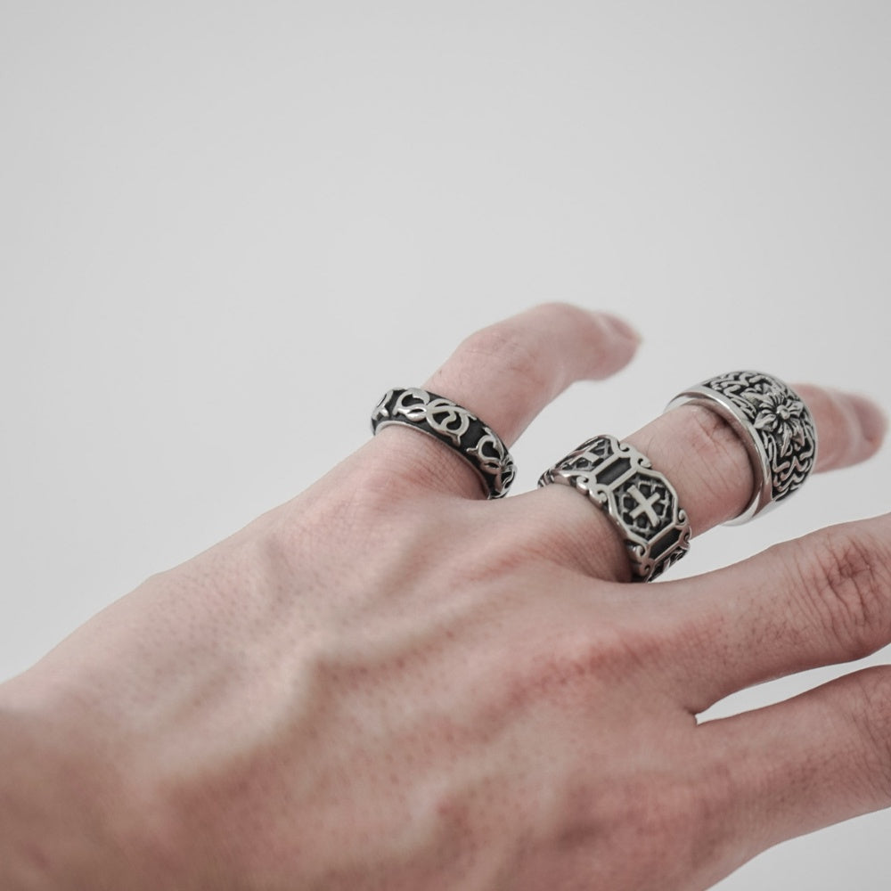 Infinity Script Ring