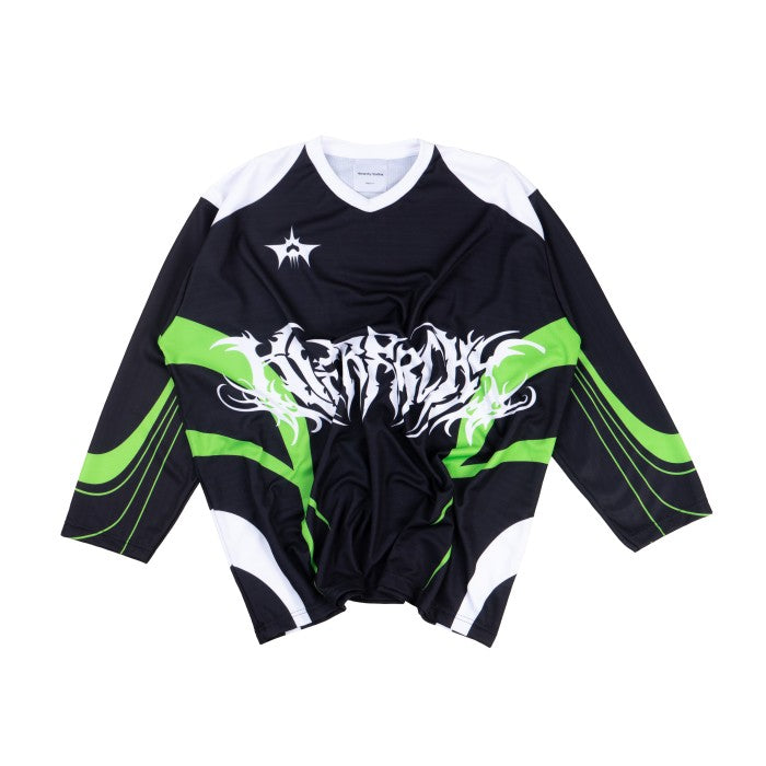 Black Resurgence Oversize Hockey Jersey