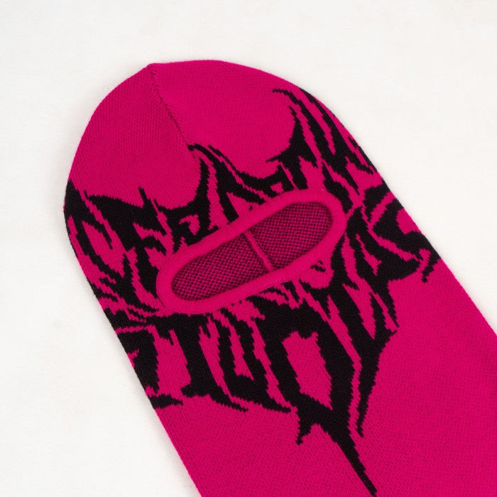 Magenta Throne Knit Balaclava