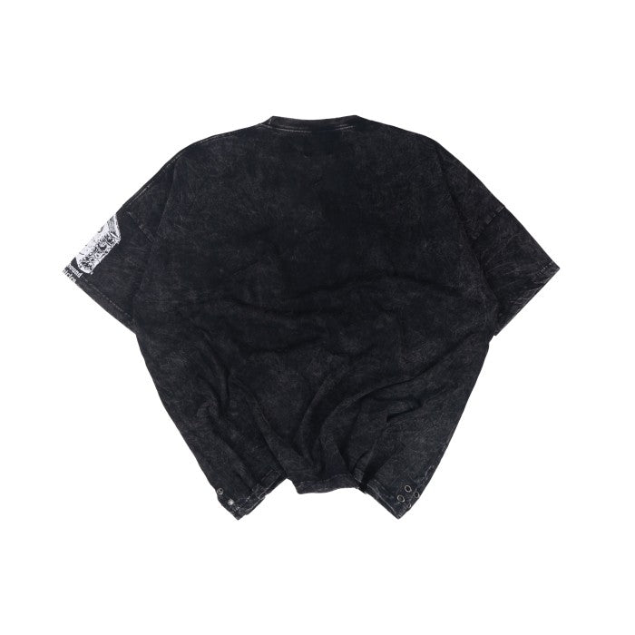 Washed Black Reaper Oversized T-Shirt