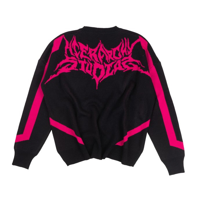 Black Throne Oversized Knit Sweater