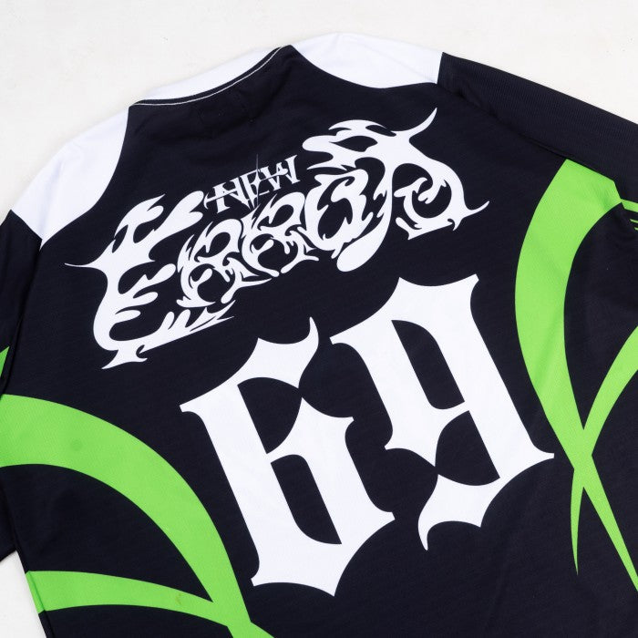 Black Resurgence Oversize Hockey Jersey