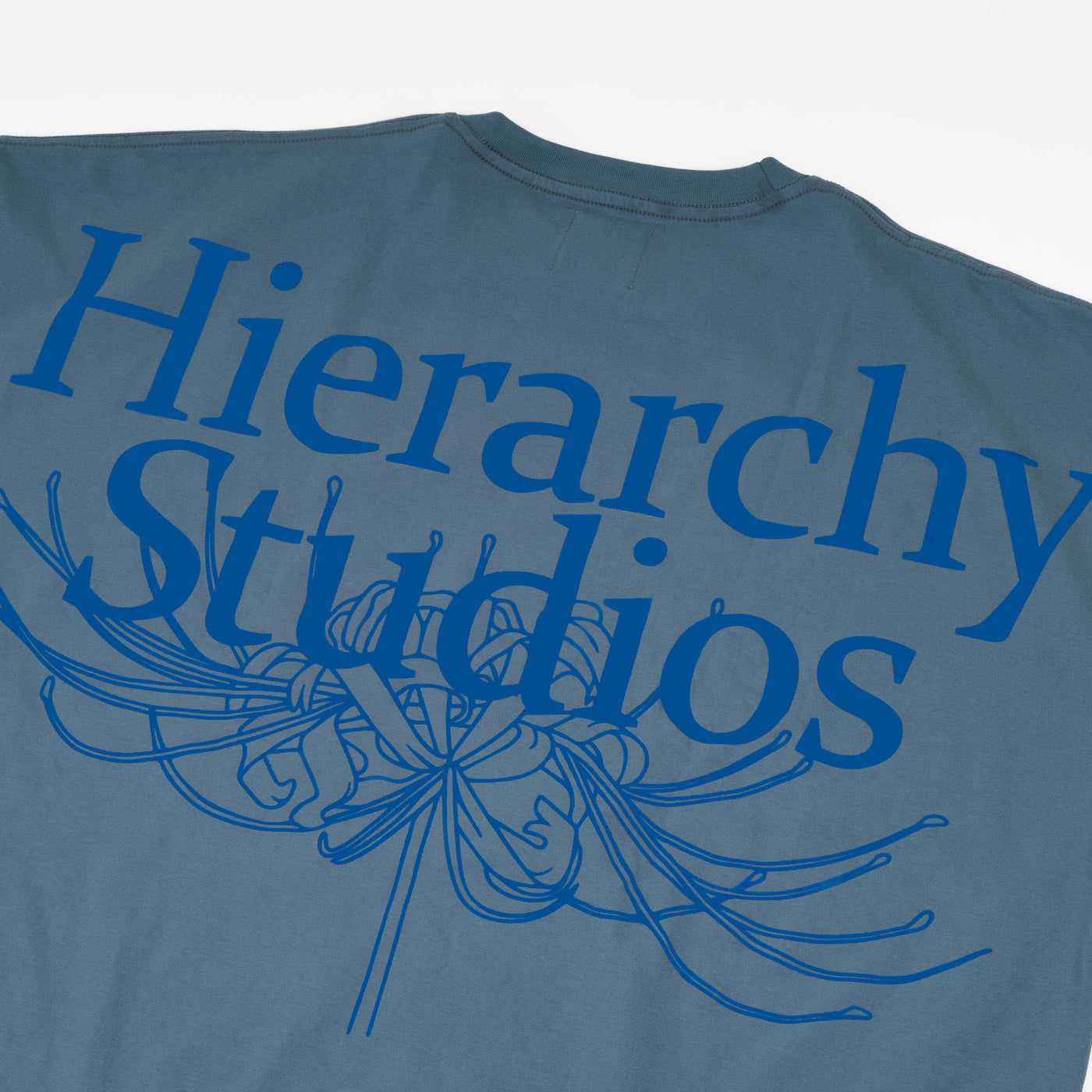 Flowers Wide Spider Lily Oversized T-shirt Grey