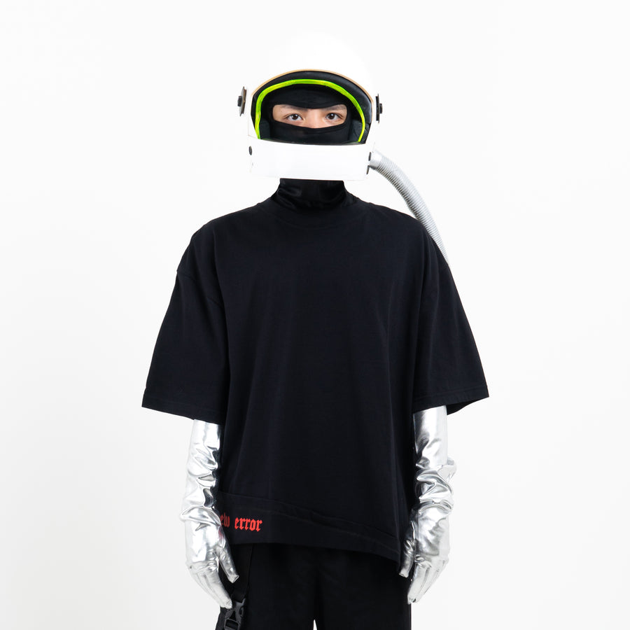 New Error Fold Oversized T-Shirt Black
