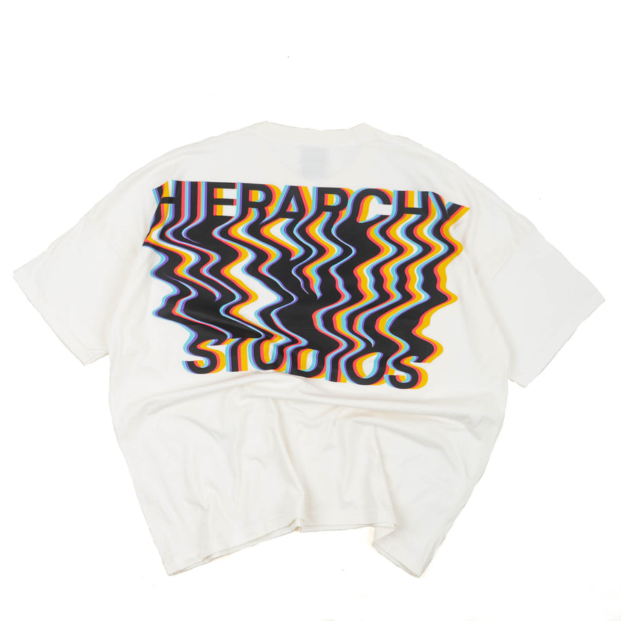 New Error Psychedelic Wide Logo Broken White
