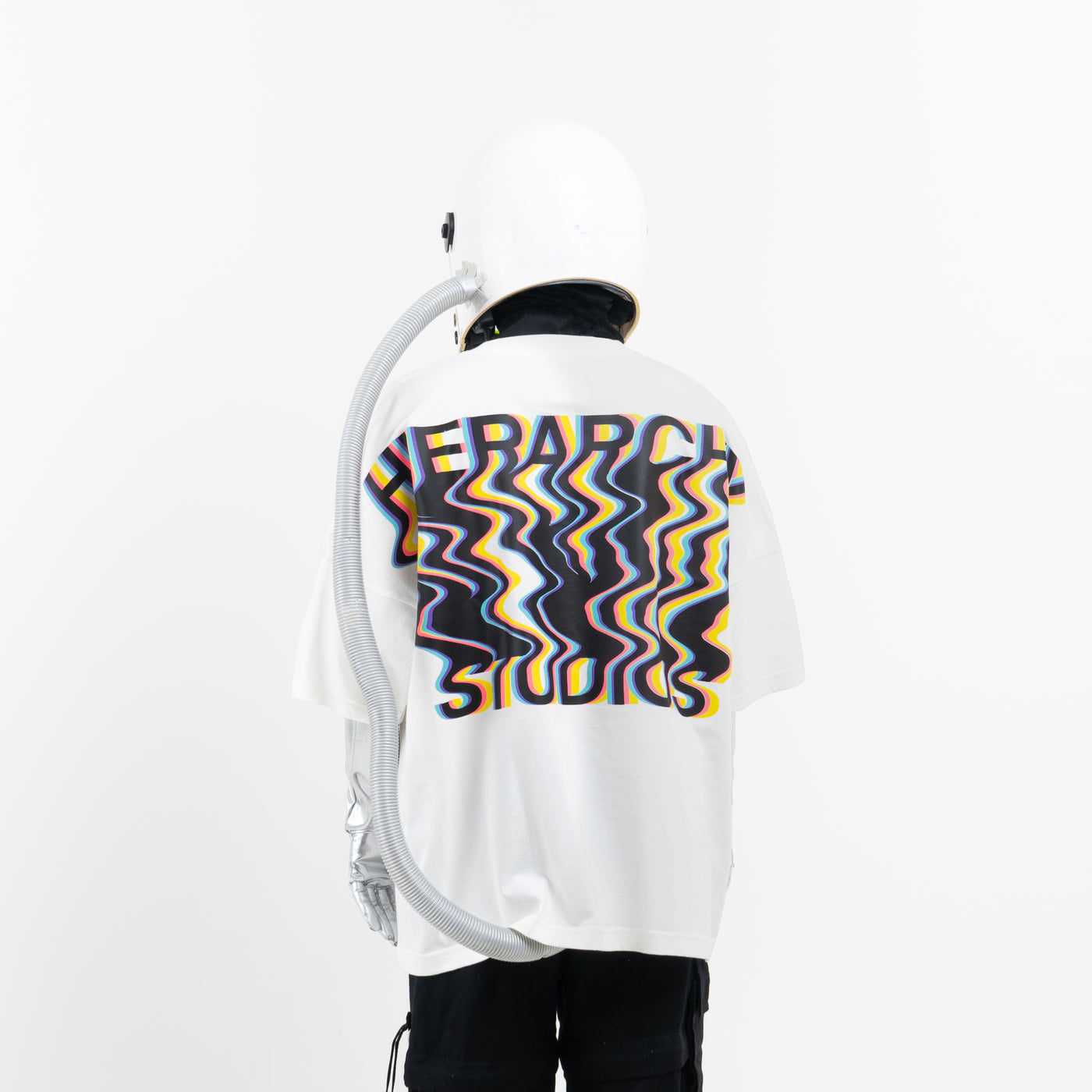 New Error Psychedelic Wide Logo Broken White
