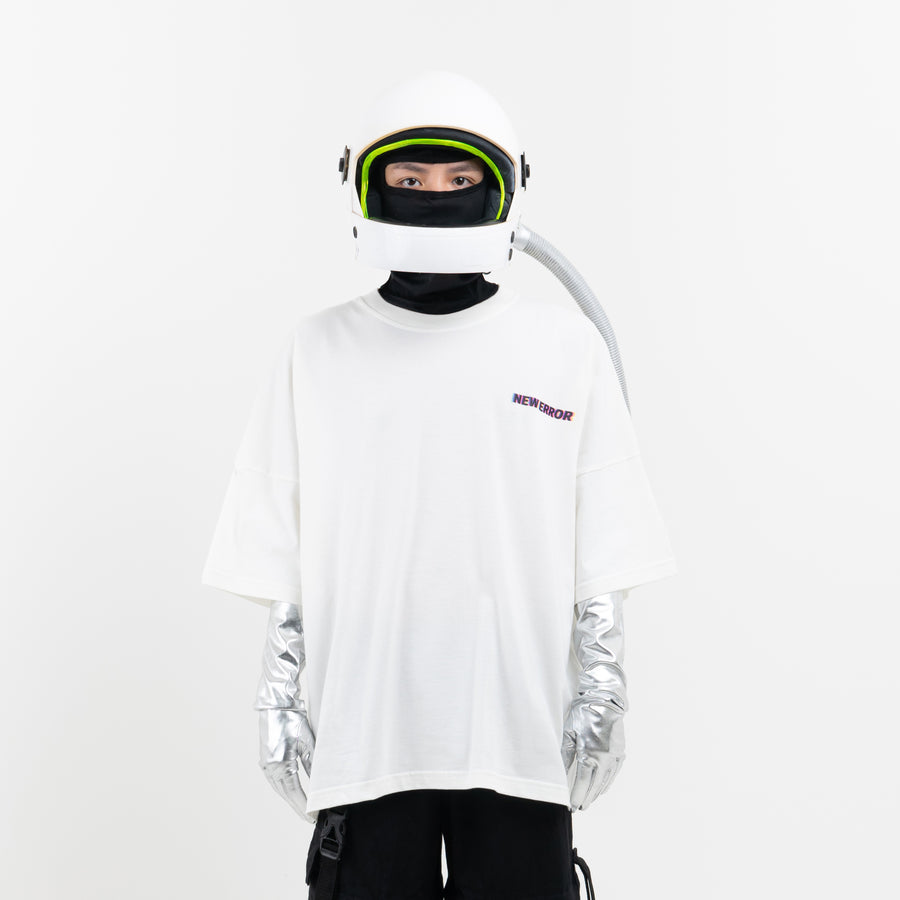New Error Psychedelic Wide Logo Broken White