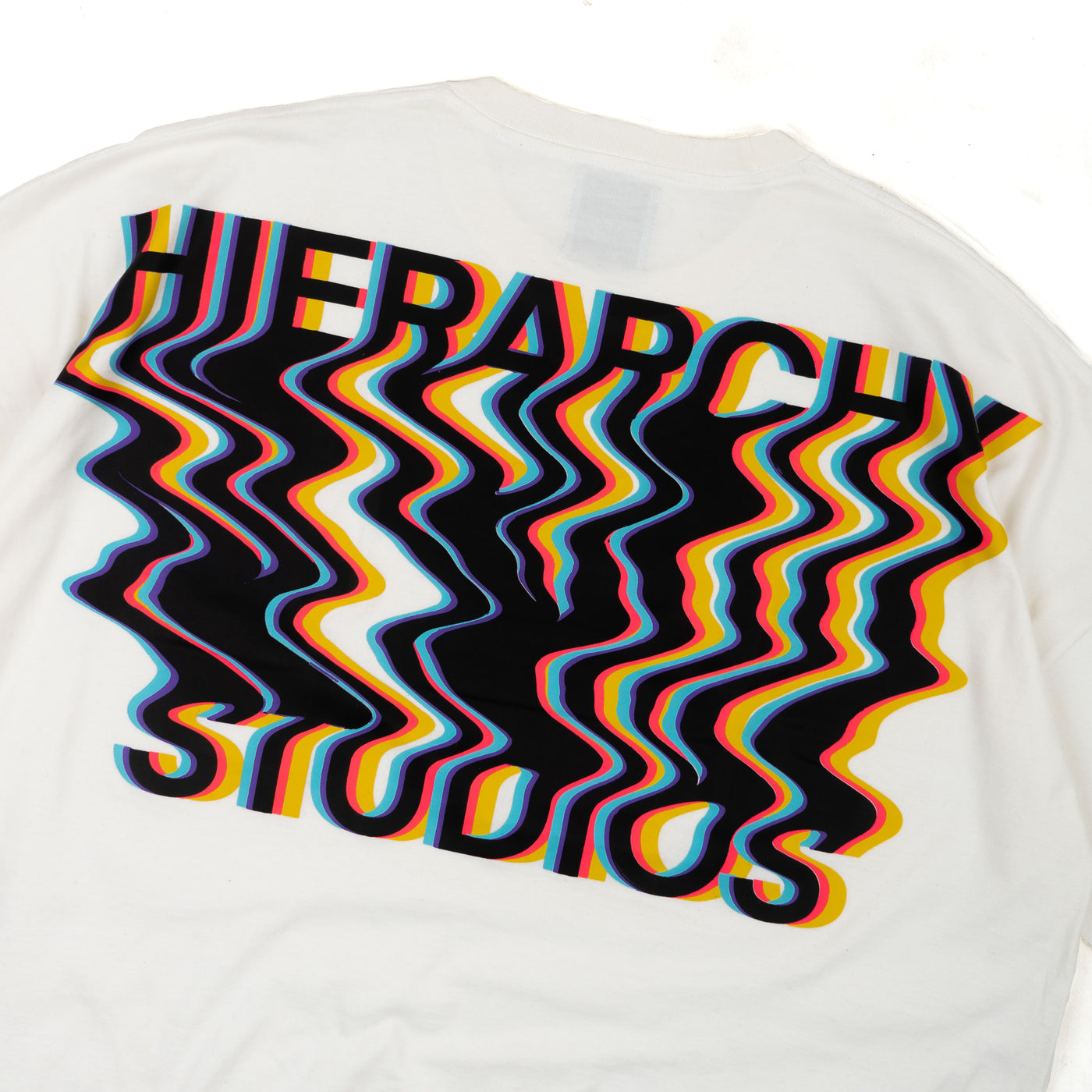 New Error Psychedelic Wide Logo Broken White