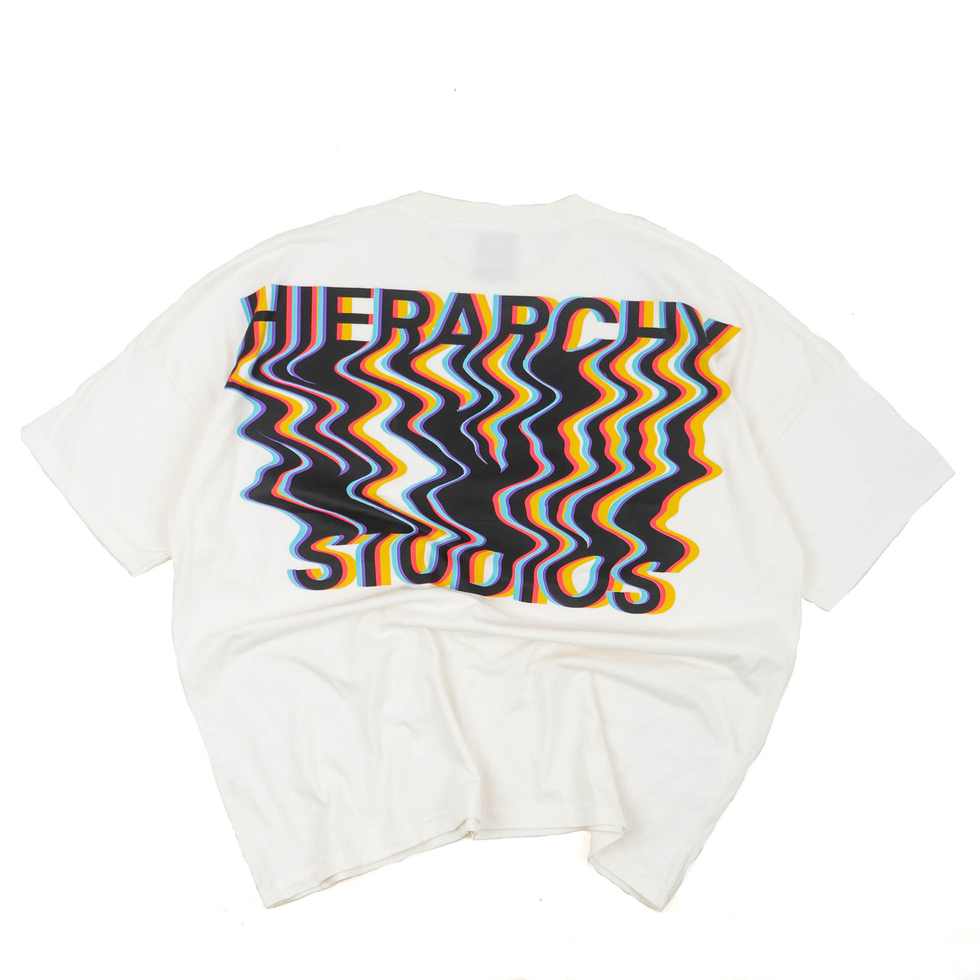 New Error Psychedelic Wide Logo Broken White