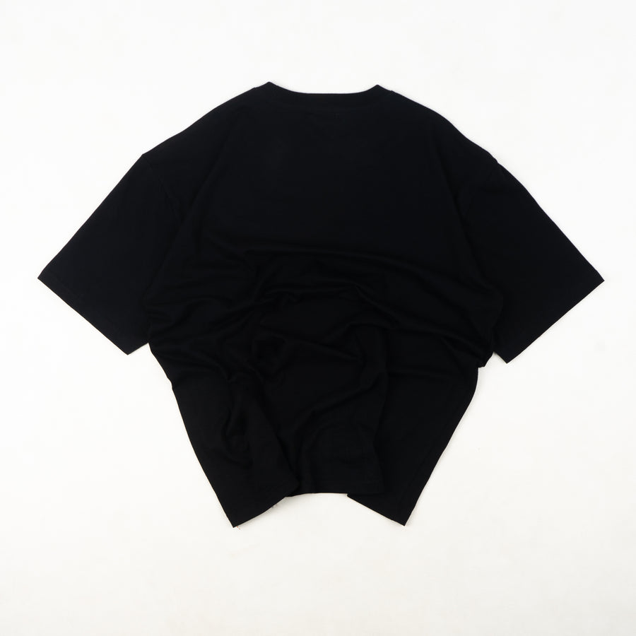 Black Y2K Logo Oversized T-Shirt