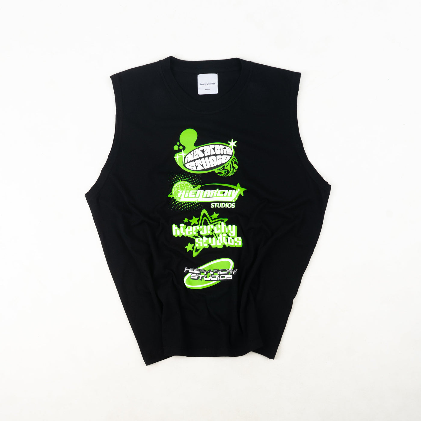 Black Y2K Logo Oversized T-Shirt