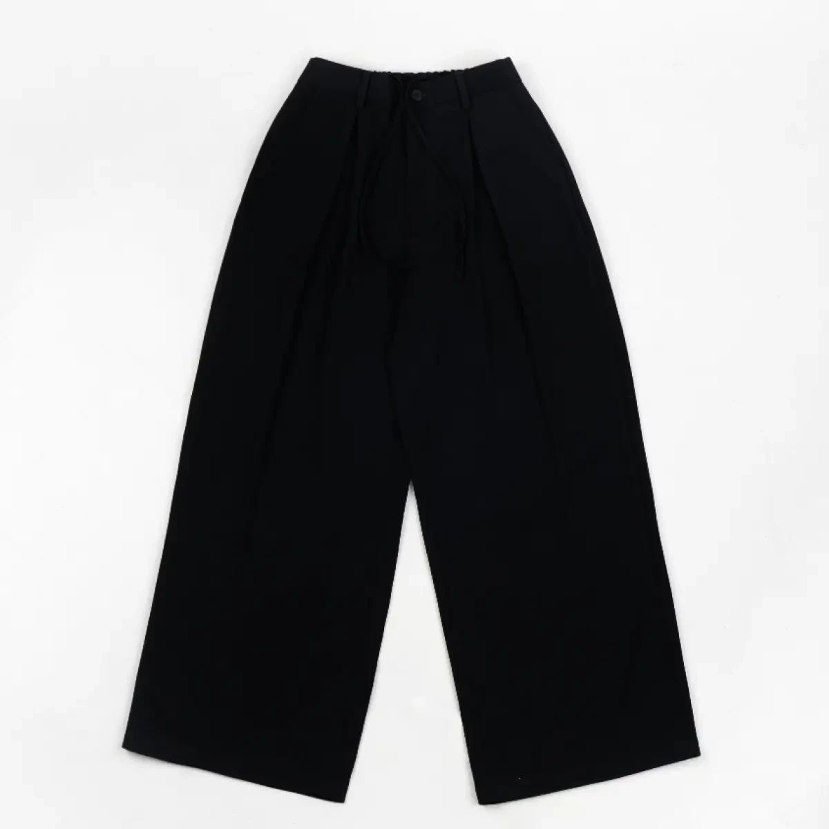 HIERARCHY STUDIOS Unruled - PRE ORDER Black Tuck Slacks Trousers